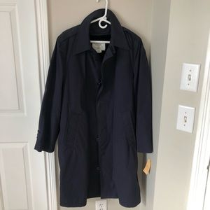 Men’s Military Issue Navy Shearling Lined Coat
